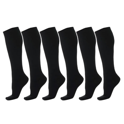 Set of 6 Black Socks