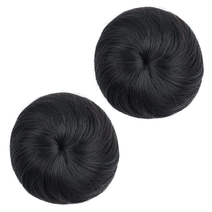 Synthetic Hair Bun Extension