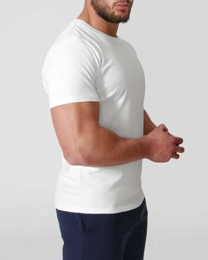 Set of 3 Men White Shirts