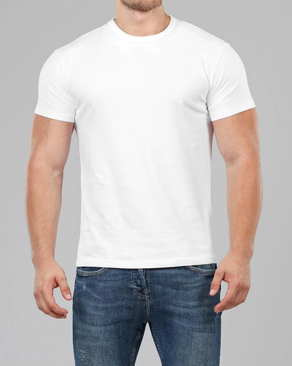 Set of 3 Men White Shirts