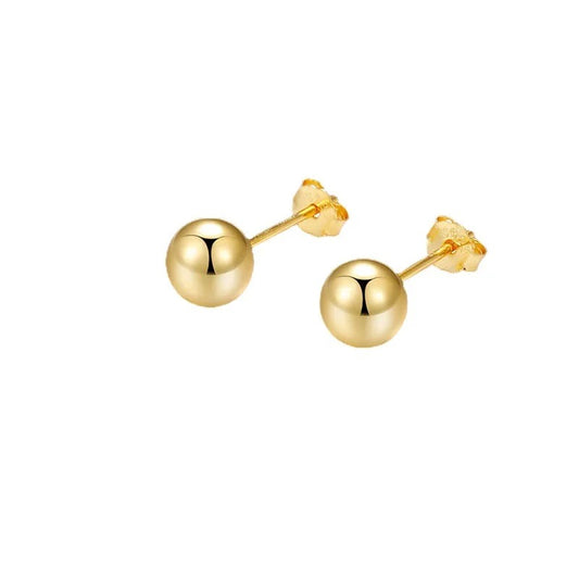 Hypoallergenic  Gold Plated Stud Earrings