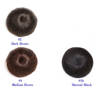 Synthetic Hair Bun Extension